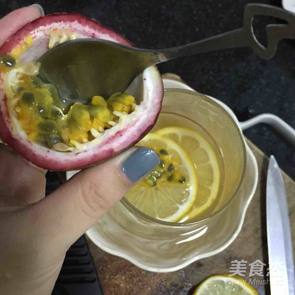 百香果柠檬绿茶的做法步骤:7
