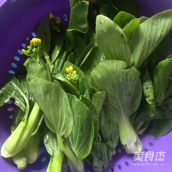 清炒油菜心的做法步骤：6