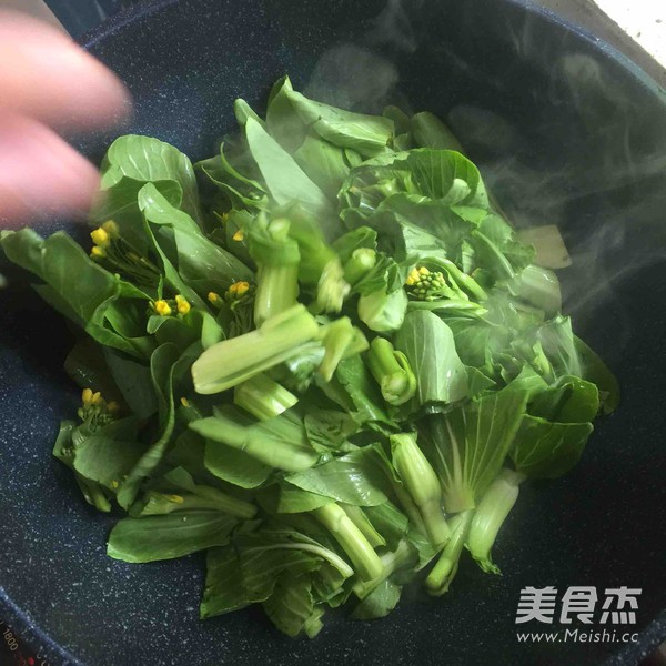 清炒油菜心的做法步骤：6