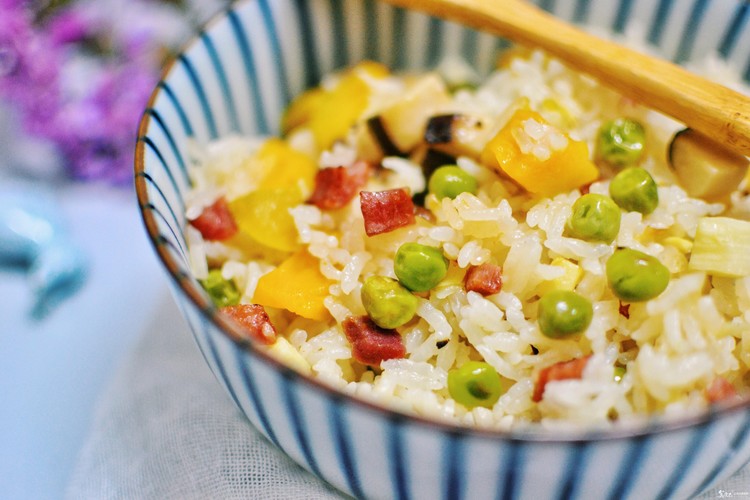 靓禾大米#好米造好饭 五彩什锦饭