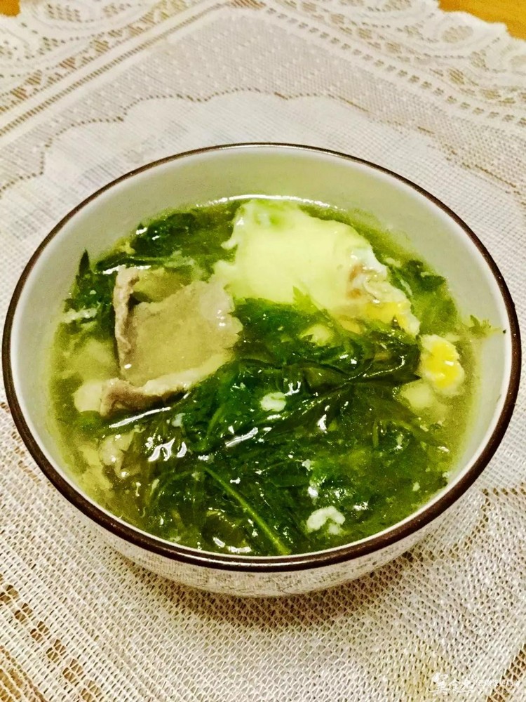 艾叶瘦肉汤