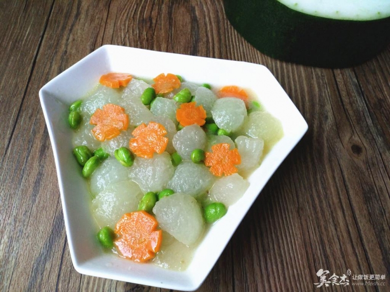 夏天的开胃菜冬瓜毛豆子 - 美食杰 - 美食,菜谱 - 中国最全的家常菜谱