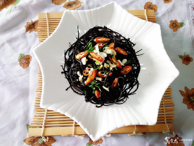 天然保健品---凉拌核桃花 - 美食杰 - 美食,菜谱