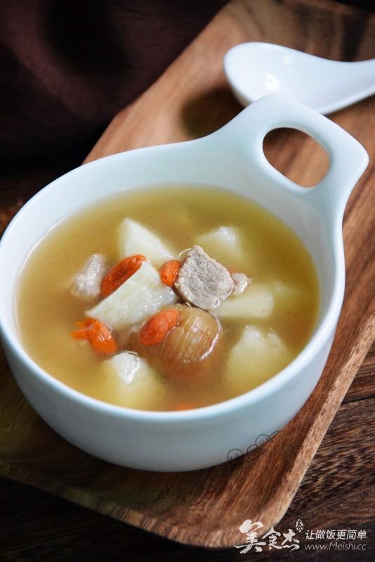 健脾补虚,养心润燥,淮杞蜜枣瘦肉汤