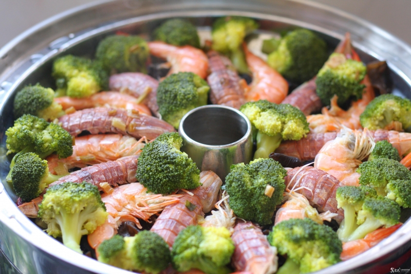 益气暖冬桑拿海鲜巧配养生汤