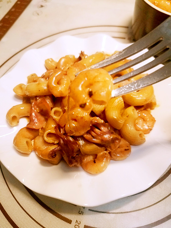 海鲜芝士通心粉家庭版