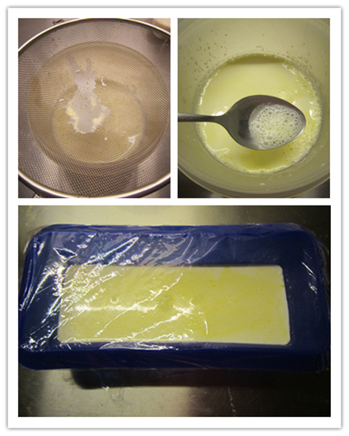 130克牛奶里加入30克椰子粉调成椰浆制作过程:牛奶150克  椰浆