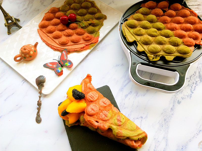 双色水果鸡蛋仔