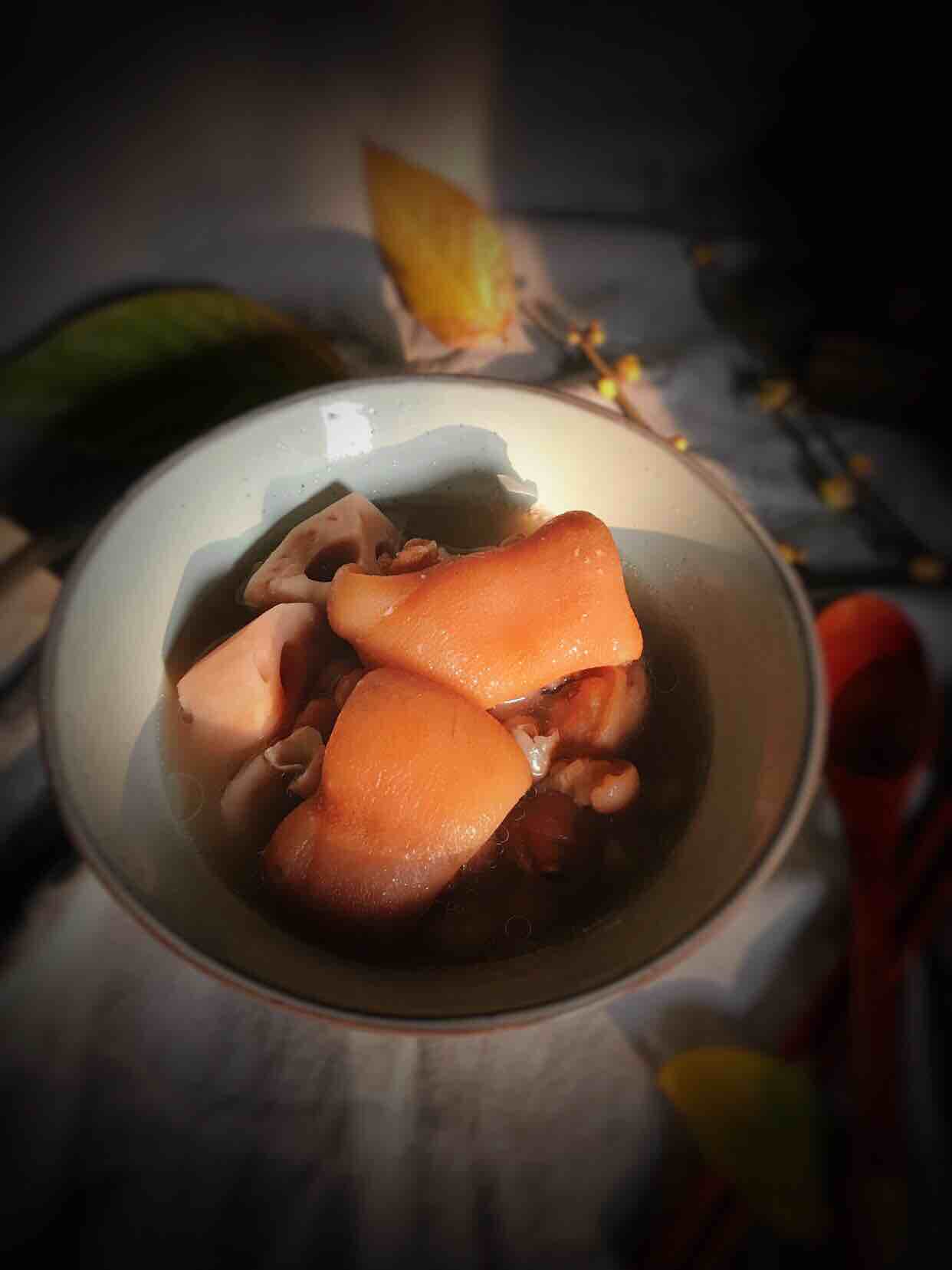 花芸豆莲藕炖猪蹄的做法