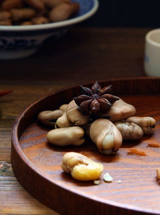 五香煮蚕豆的做法