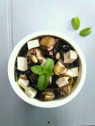 鸡肉海带豆腐汤的做法