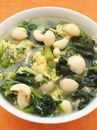 菠菜白玉鸡蛋汤的做法