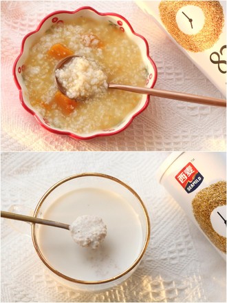 超快手牛奶燕麦麸皮&暖心南瓜麸皮粥的做法