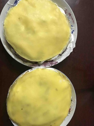 奥利奥猕猴桃桑葚酱千层蛋糕的做法