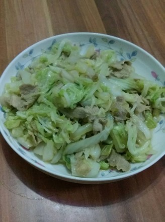 圆白菜炒肉