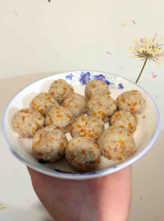 宝宝辅食：蔬菜肉丸