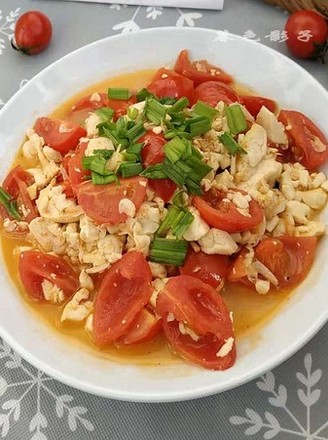 西红柿虾皮豆腐的做法