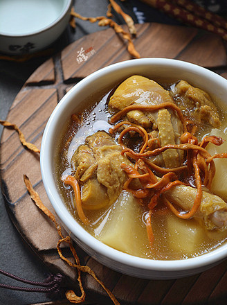 苏泊尔·虫草花萝卜炖鸭汤的做法