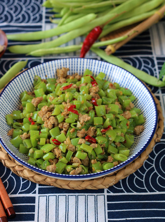 四季豆肉沫