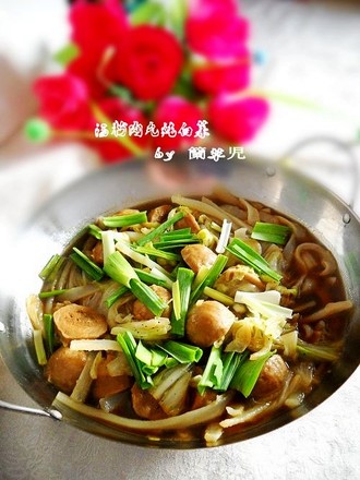 锅仔肉丸炖白菜的做法