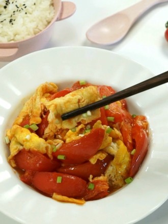西红柿(番茄)炒鸡蛋 一人份