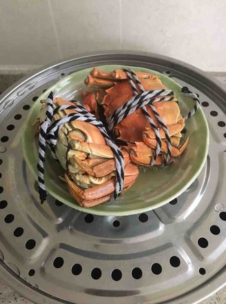清蒸大闸蟹