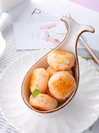 米饭鲜虾饼  宝宝辅食食谱的做法