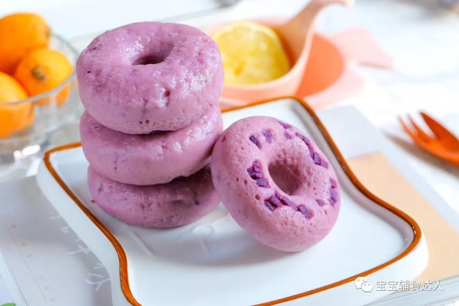 紫薯大米糕【宝宝辅食】的做法