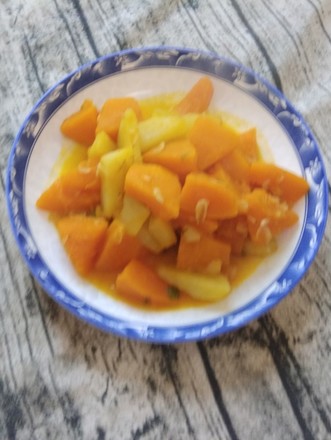 虾皮南瓜炖土豆的做法