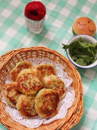 田园土豆蔬菜饼的做法