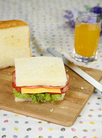 西式营养早餐三明治的做法
