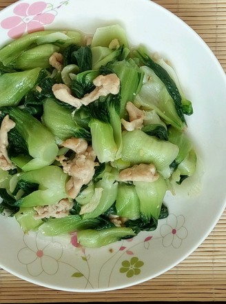 油菜炒肉