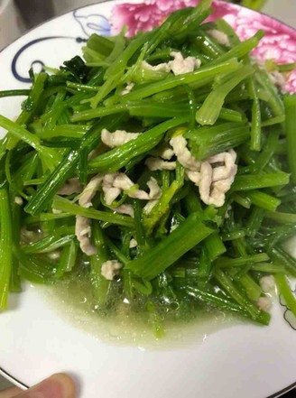 芹菜炒肉丝