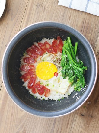 电饭煲腊肠煲仔饭