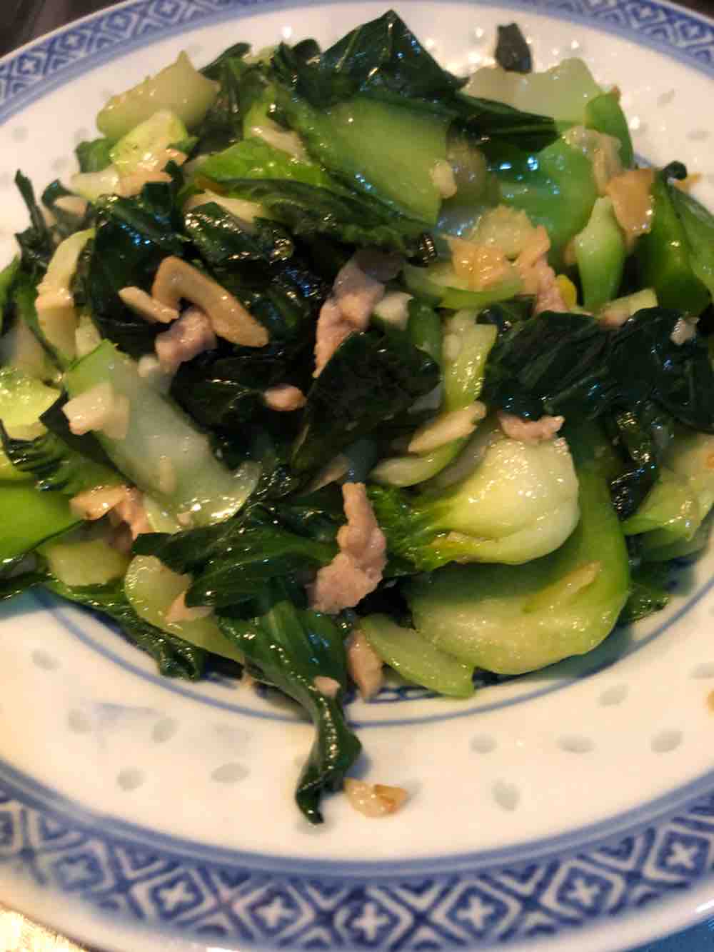 肉丝油菜