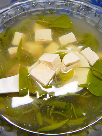 莼菜豆腐汤的做法