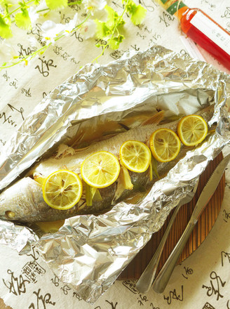 柠香锡纸包烤鱼的做法
