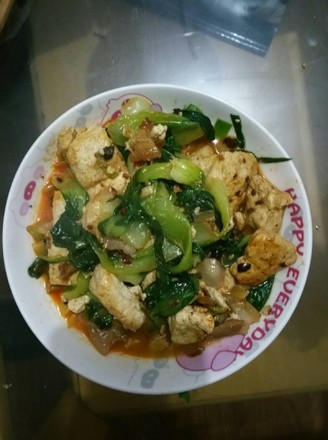 油菜炖豆腐