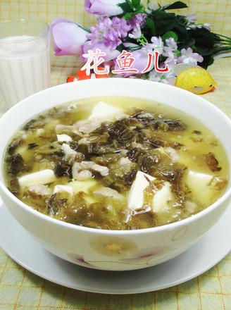 猪肉酸菜豆腐汤的做法