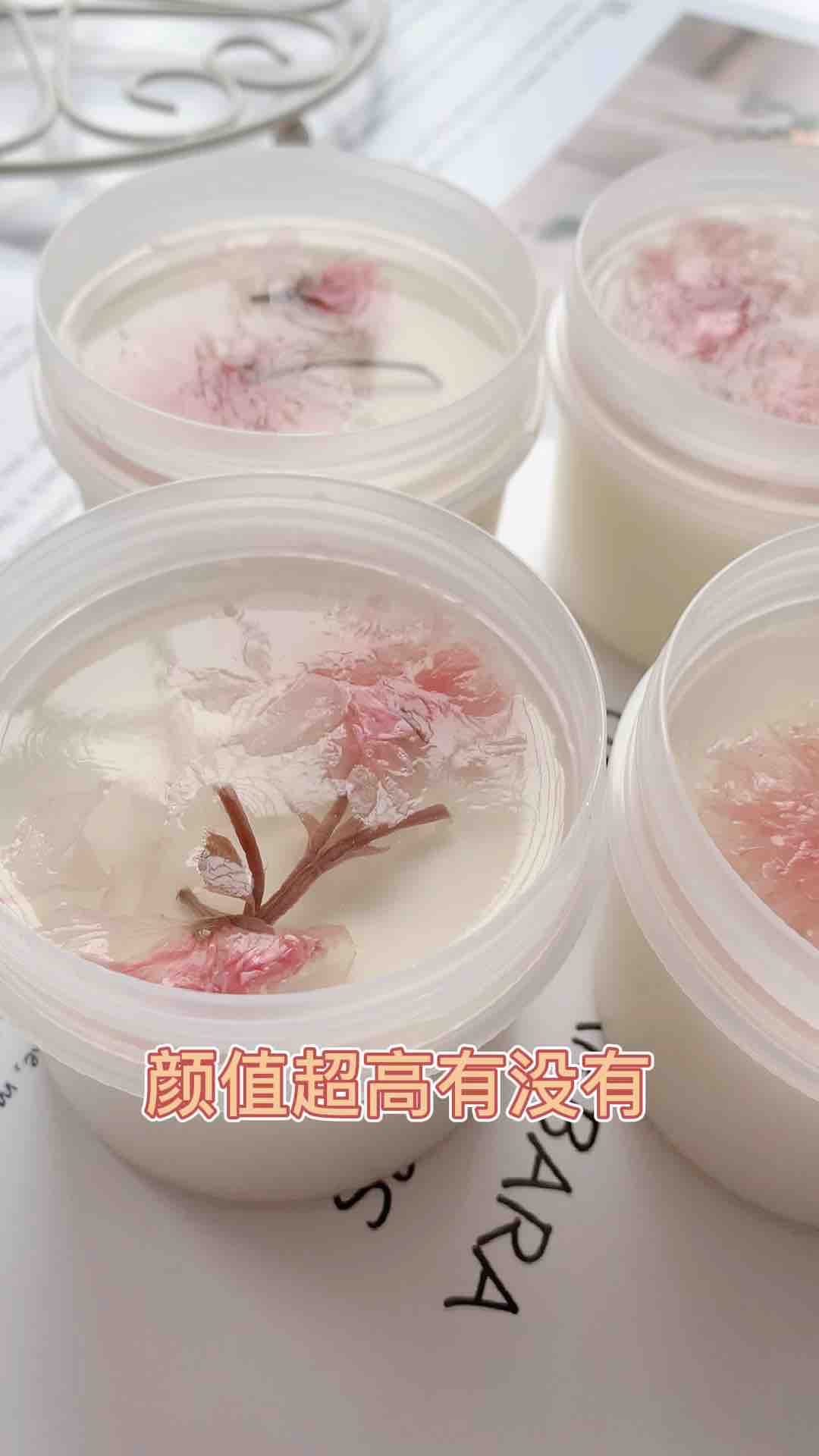 春天吃樱花❗️超高颜值，双色樱花奶冻的做法