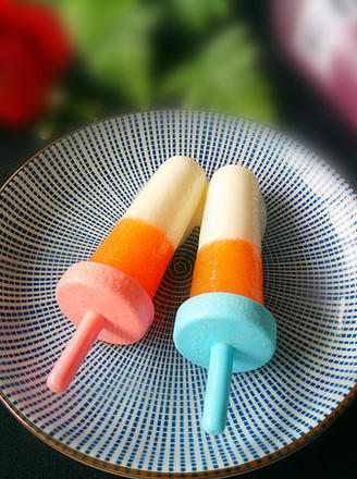 木瓜酸奶冰棍的做法