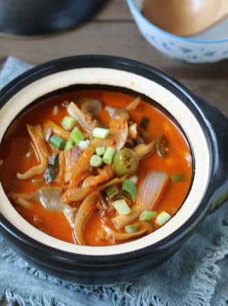 五花肉泡菜汤的做法