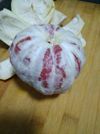 花式剥柚子皮图片