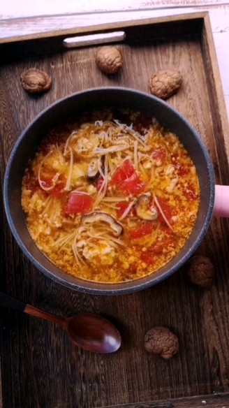 番茄菌汤的做法