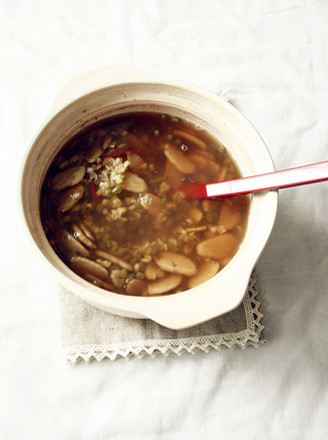 地瓜粉绿豆汤的做法