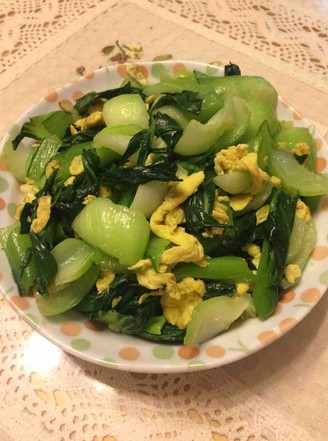 鸡蛋炒油菜