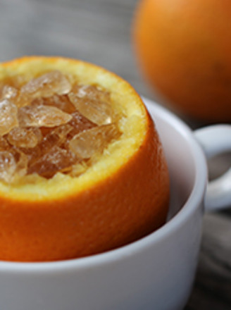 化痰止咳——冰糖蒸脐橙的做法