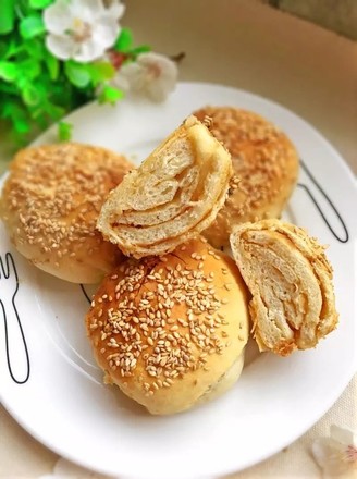 花生酱千层酥饼