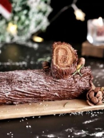 圣诞绝配——木材蛋糕，巧克力控最爱的做法