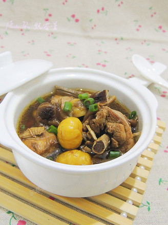 茶树菇板栗炖鸡的做法